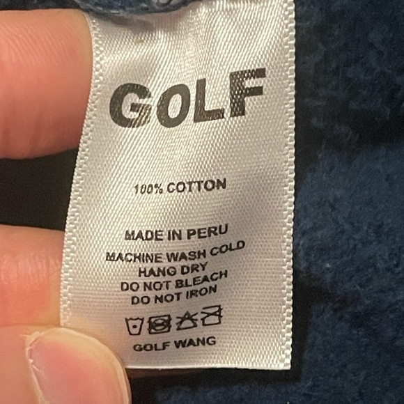 Men’s golf wang navy world domination hoodie size medium - Picture 7 of 12